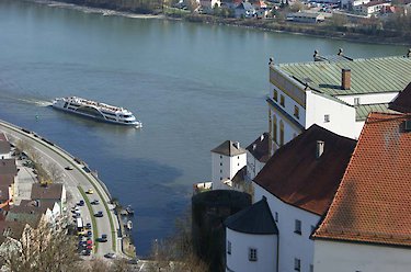 Dreiflüssestadt Passau im Bayerwald